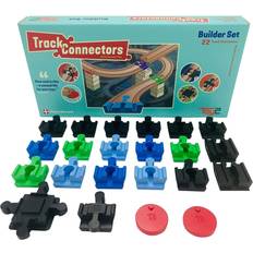 Plastic Train Track Extensions Toy2 Track Connectors Builder Set 22pcs