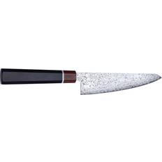 Cuchillos de cocina Suncraft SENZO BLACK Santoku Cuchillo De Cocina Pequeío 143 mm