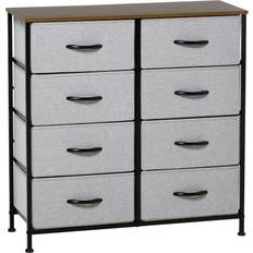 Acero Cómodas Homcom Industrial Bedroom Dresser Cómoda 80x81.5cm