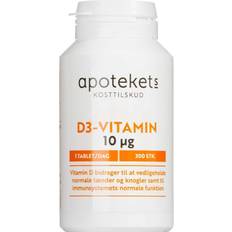 Apotekets D3-Vitamin Kosttilskud 300 stk