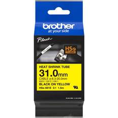 Brother hse Brother Tape Kutisteputki 31mm Hse-661e Musta Keltainen