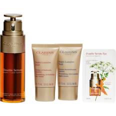 Clarins Sueros & Aceites Faciales Clarins Clarins Double Serum &Amp; Nutri-Lumière Anti-Aging Routine.