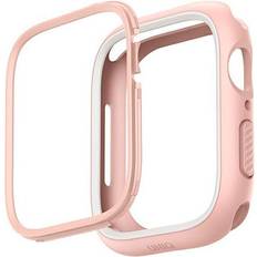 Bildschirmschutz Uniq etui Moduo Apple Watch Series 4/5/6/7/8/SE 44/45mm różowy-biały/blush-white, Sportuhr Smartwatch Zubehör, Pink