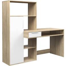 Natur - Plast Bord Tvilum Function Plus XL Skrivbord 155.4x162.8cm 2st