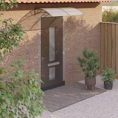 Roof Equipment vidaXL Black, Grey 150 Door Canopy Front Door Canopy Awning