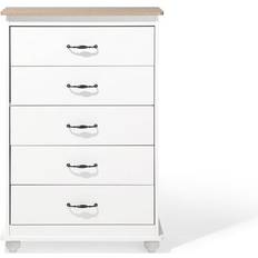Beliani Kommoder Beliani White Chest of Drawer