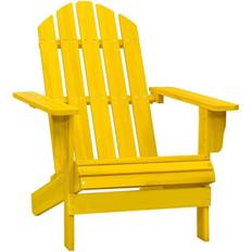 Pine Sun Chairs vidaXL Solid Fir Wood Garden Adirondack