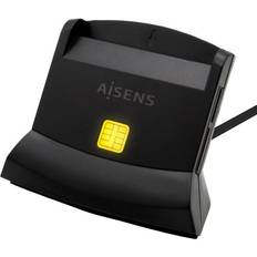 Usb sim card reader Aisens Ascr-sn04csd-bk External Card Reader Silver