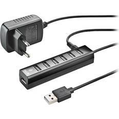 USB-Hubs NGS Hub 7 Puertos 2.0 Con Adaptador