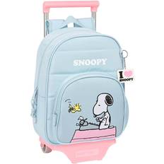 Azul Equipajes infantiles Snoopy Safta Moch 185+Carro 705 "Imagine"