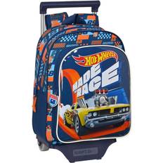 Arancione Bagagli per bambini Hot Wheels Speed Cartella Con Ruote Arancione 27 x 33 x 10 cm Trasparente