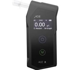 Ethylotests ACE X Ethylomètre noir 0.0 à 5 ‰ avec écran