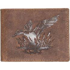 Mossy Oak Duck Billfold Wallet Brown/Camo - Brown