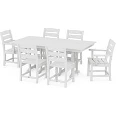 Patio Furniture Polywood Lakeside 7-Piece Farmhouse Patio Dining Set