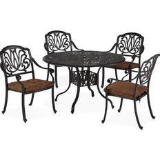 Orange Patio Dining Sets Homestyles Capri Charcoal Patio Dining Set