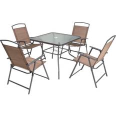 Table and umbrella sets Pellebant 5 Pcs Umbrella