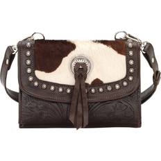 Bags American West Texas Two Step Cow Print Small Crossbody Bag/Wallet