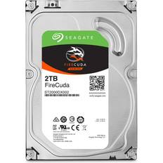 Sata intern 2tb Seagate FireCuda 2 TB intern hybridhårddisk, HDD, 3,5 tum, 64 MB cache, Sata 6 Gb/s, 3 års Data Rescue Service, modellnummer: ST2000DX002