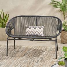 Outdoor Sofas Christopher Knight Home Condessa Patio Hammock Weave Loveseat Bench Outdoor Sofa