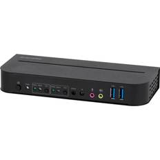 Monoprice Blackbird 4K HDMI 2.0 and USB 3.0 2x1 KVM Switch, 4K 60Hz, HDR, YCbCr 4:4:4, HDCP 2.2, Share 2 Computers with 1 Keyboard Mouse Monitor