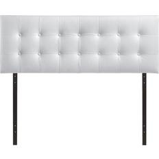 White Headboards modway MOD-5171-WHI Emily Queen Vinyl Headboard