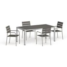 Silver Patio Dining Sets modway Collection Patio Dining Set