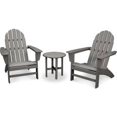 Patio Furniture Polywood Vineyard 3-piece Outdoor Lounge Set