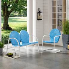 Patio Furniture Crosley Furniture Griffith 2 Conversation Seating Outdoor Lounge Set