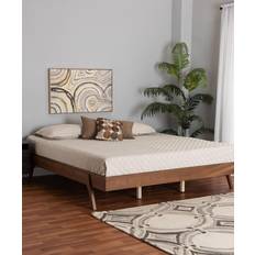 Beds & Mattresses Baxton Studio Sarita Brown Frame