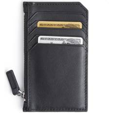 New York Leather Zipper Credit Card Case - NO