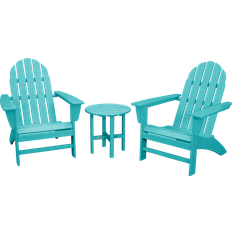 Outdoor Lounge Sets Polywood Vineyard Adirondack Outdoor Lounge Set