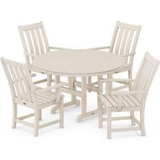 Patio Dining Sets Polywood Vineyard Arm Patio Dining Set