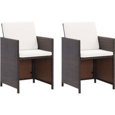 Patio chairs without cushions vidaXL Patio Chairs with Cushions 2