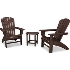 Outdoor Lounge Sets Polywood Nautical 3-piece Adirondack Outdoor Lounge Set