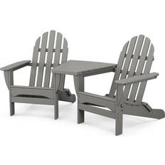 Gray Garden Chairs Polywood Classic Folding Adirondacks