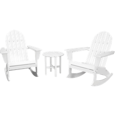 Outdoor Lounge Sets Polywood Vineyard Adirondack Rocking Outdoor Lounge Set