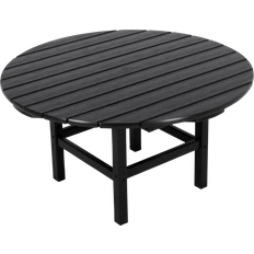 Polywood 38" Round Conversation Outdoor Side Table