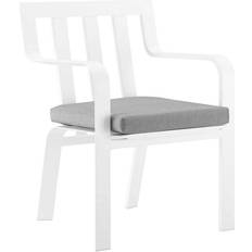 Aluminum Patio Chairs modway Baxley Collection EEI-3571-WHI-GRY