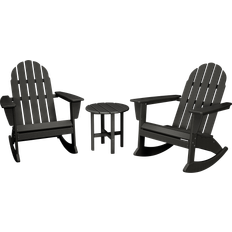 Outdoor Lounge Sets Polywood Vineyard Adirondack Rocking Outdoor Lounge Set