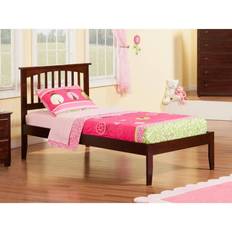 Bed Frames AFI Mission Walnut Twin XL