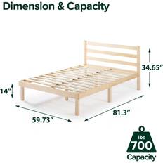 60 inch bed frame Zinus Robin 60 Queen Bed Frame