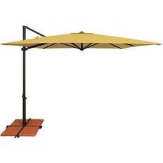 Outdoor bar with umbrella SimplyShade Skye Solefin Cross Bar Stand Cantilever Umbrella