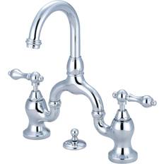 Kingston Brass KS7991AL English Country Bridge Polished Chrome