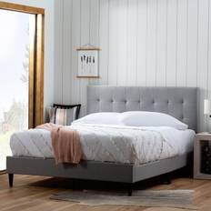 King tufted bed frame Brookside Tara Upholstered