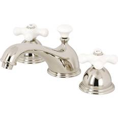 Taps Kingston Brass Kingston Brass KS3966PX Restoration Widespread Brushed Nickel