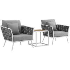 modway Stance 3 Outdoor Lounge Set