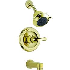 Tub & Shower Faucets Delta T13420-PBSHCPD Classic Function Balanced Shower Less