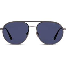 Solbriller Tom Ford FT0772 GIO Sunglasses - Green/Gunmetal
