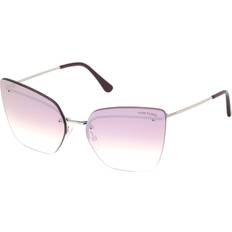 Solbriller Tom Ford FT0682 Camilla-02 16Z Solbriller Kvinder - Silver