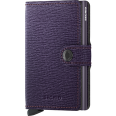 Pop-Up Functions Wallets & Key Holders Secrid Mini Leather Wallet - Purple